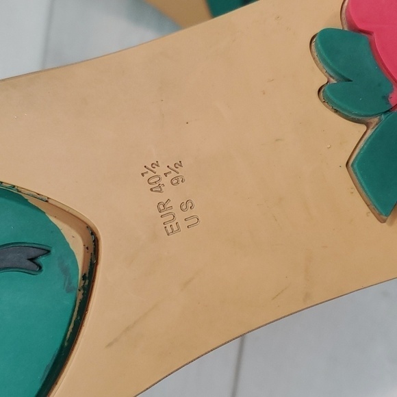 Anthropologie Poetric Licence Womens Comfort Y2K Bow Thong Sandals shoes sz 9.5 - Picture 12 of 12